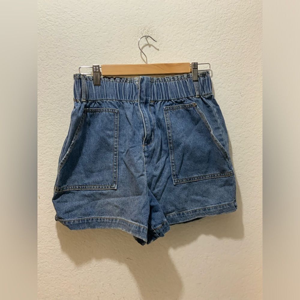 Versona Denim Jean Shorts Size 10 Blue